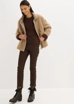 bonprix bonprix Chaqueta de pelo Caqui claro Outlet
