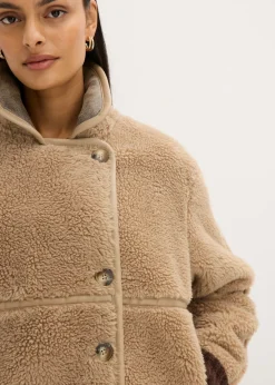 bonprix bonprix Chaqueta de pelo Caqui claro Outlet