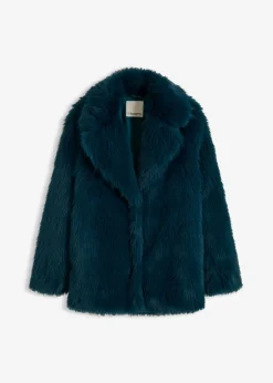 bonprix bonprix Chaqueta de piel sintética menta grisáceo Discount