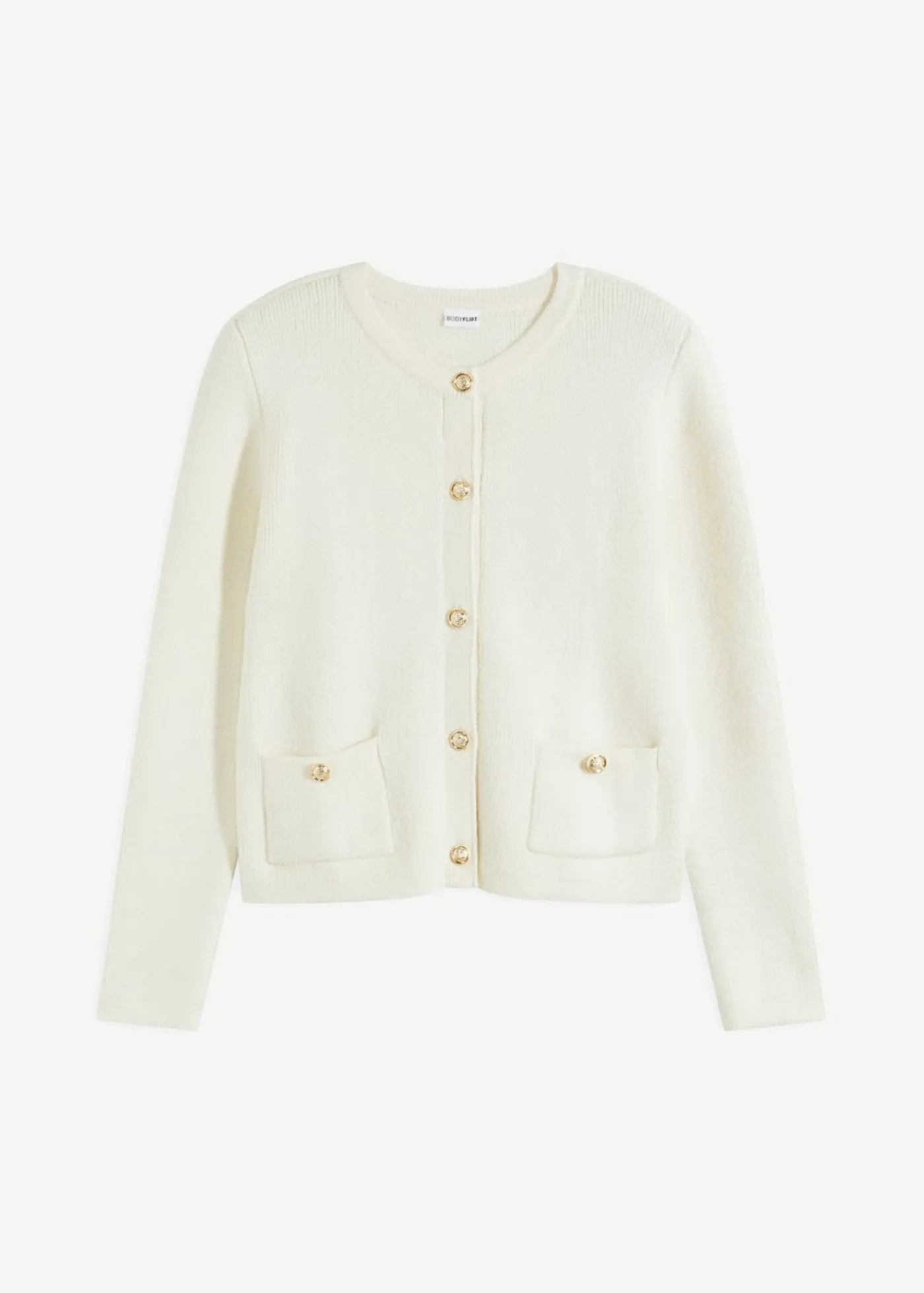 bonprix bonprix Chaqueta de punto Blanco lana Clearance
