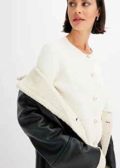bonprix bonprix Chaqueta de punto Blanco lana Clearance