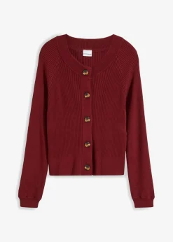 bonprix bonprix Chaqueta de punto Rojo rubí Sale
