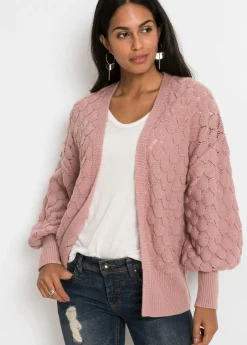 bonprix bonprix Chaqueta de punto ajour palisandro Online