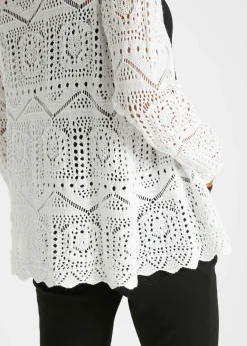 bonprix bonprix Chaqueta de punto ajour Marrón grisáceo Sale
