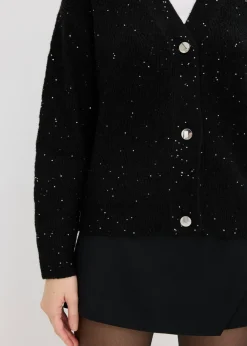 bonprix bonprix Chaqueta de punto ajour Negro New