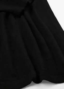 bonprix bonprix Chaqueta de punto de algodón ligero y calidad superior Negro Sale