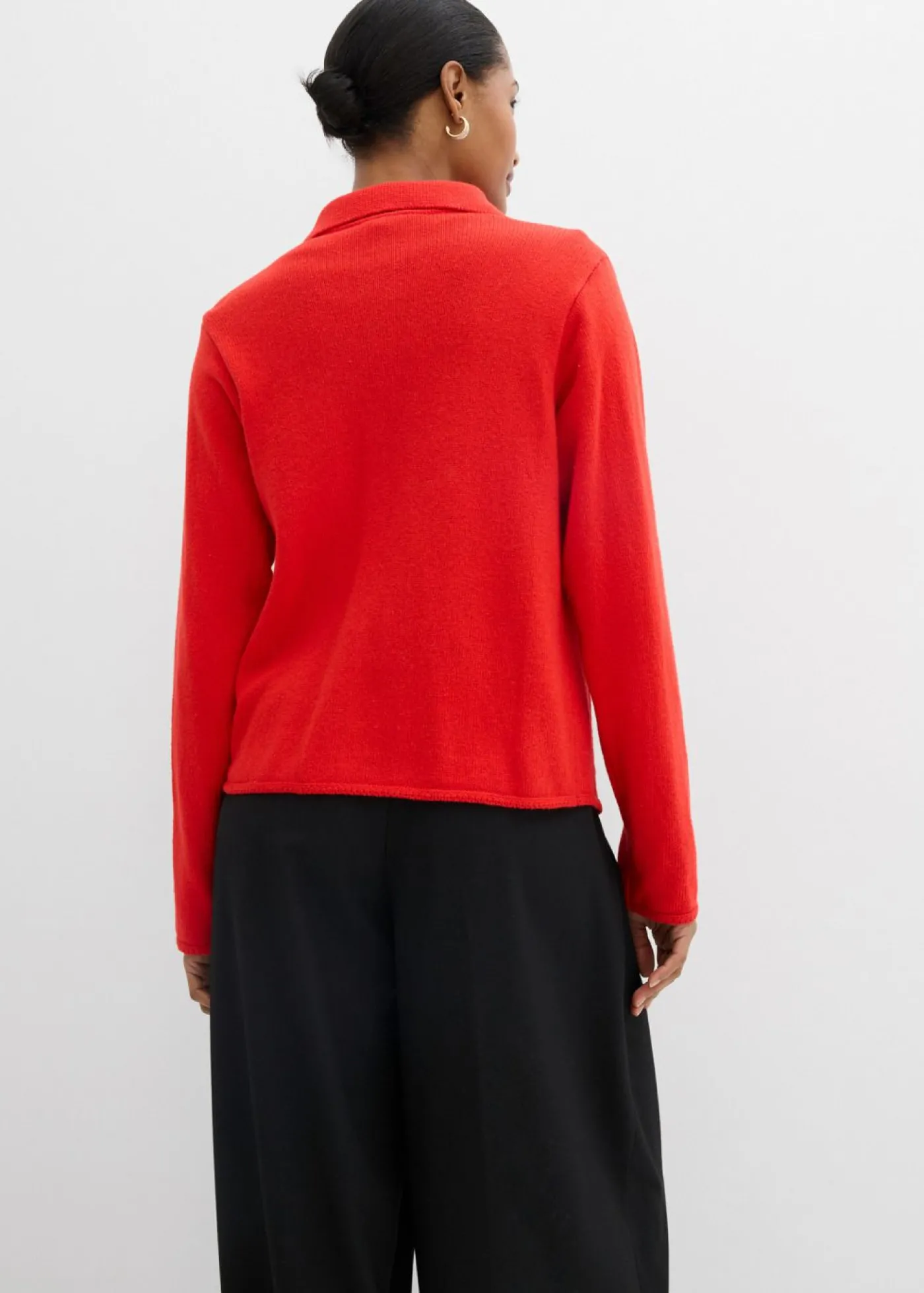 bonprix bonprix Chaqueta de punto de mezcla de viscosa fresa Hot
