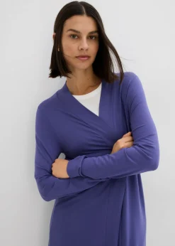 bonprix bonprix Chaqueta de punto de suave mezcla de viscosa azul pacífico oscuro Best