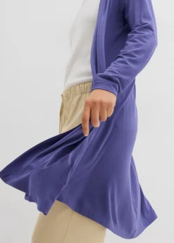 bonprix bonprix Chaqueta de punto de suave mezcla de viscosa azul pacífico oscuro Best