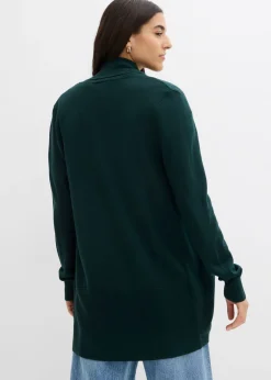 bonprix bonprix Chaqueta de punto fino Verde intenso Best