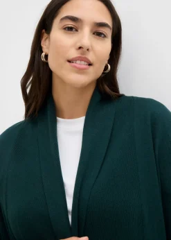 bonprix bonprix Chaqueta de punto fino Verde intenso Best