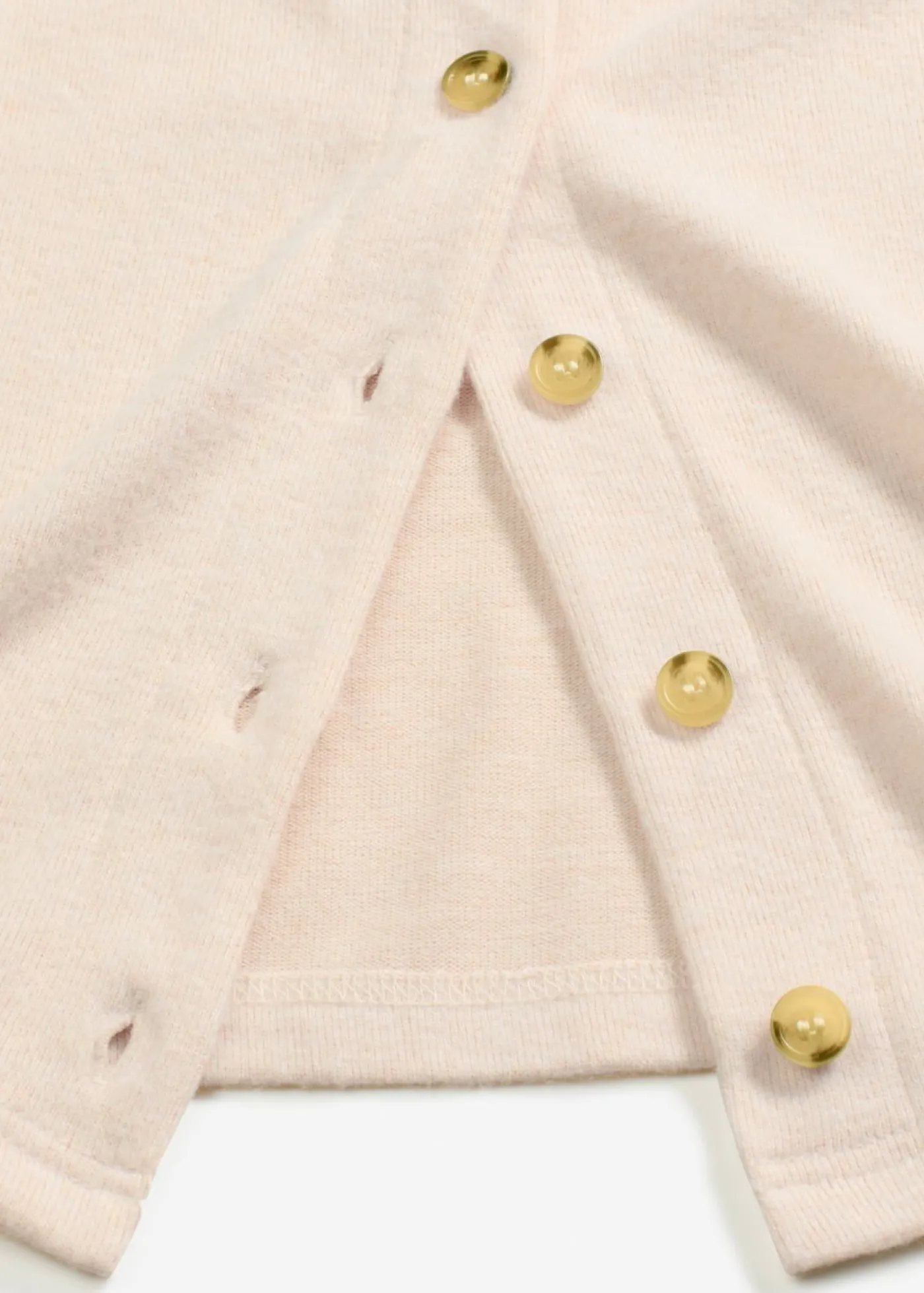 bonprix bonprix Chaqueta de punto fino de canalé gris guijarro moteado Online