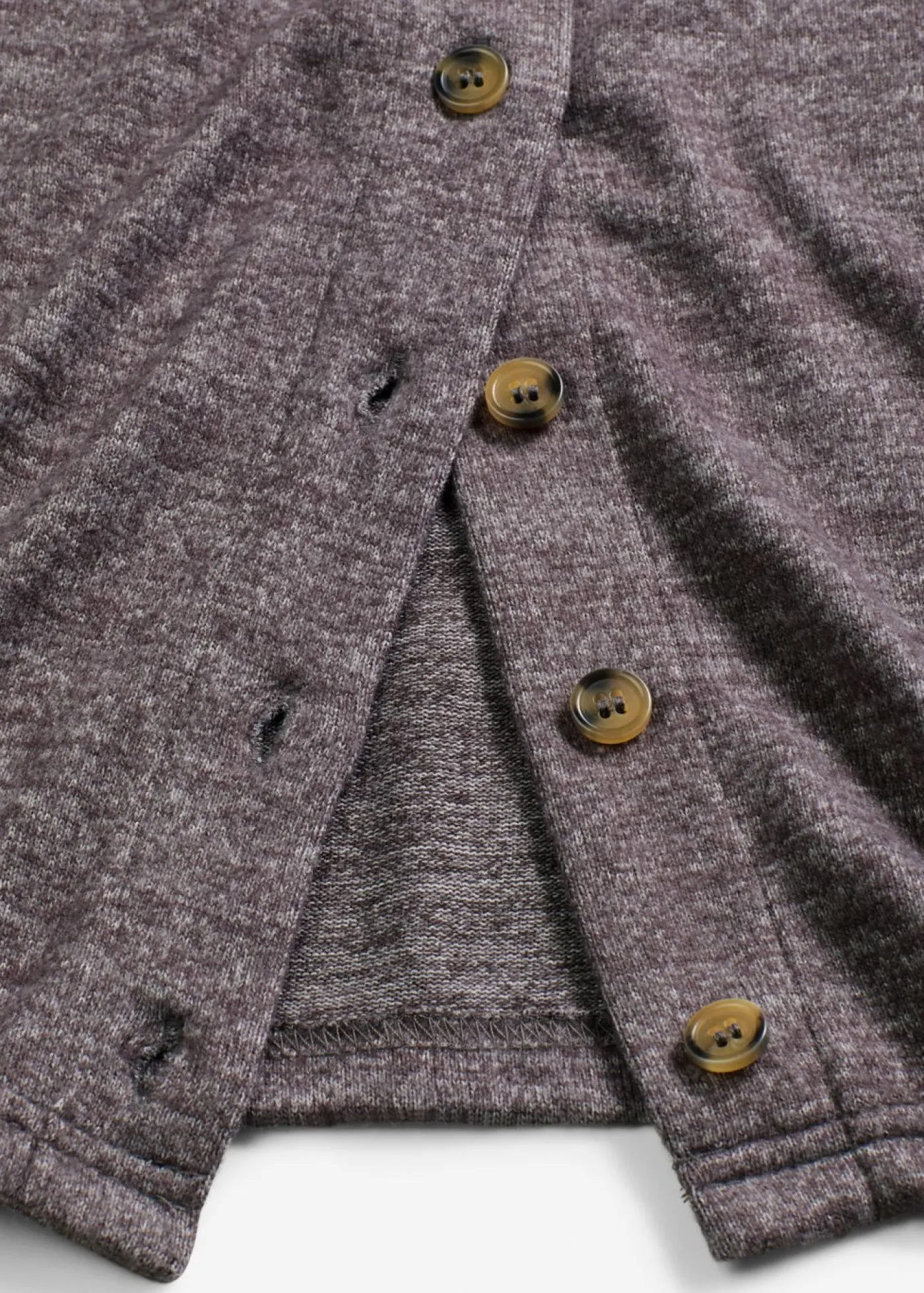bonprix bonprix Chaqueta de punto fino de canalé pizarra moteado Hot