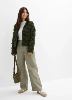 bonprix bonprix Chaqueta de punto grueso oliva profundo New
