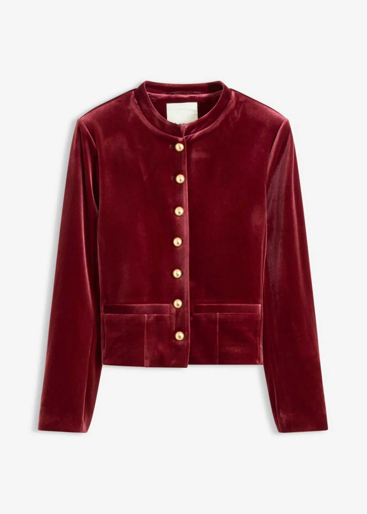 bonprix bonprix Chaqueta de terciopelo Rojo rubí Hot