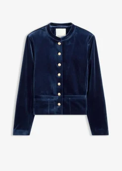 bonprix bonprix Chaqueta de terciopelo Azul marino Best