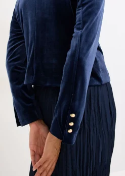 bonprix bonprix Chaqueta de terciopelo Azul marino Best