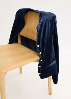 bonprix bonprix Chaqueta de terciopelo Azul marino Best