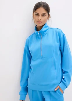 bonprix bonprix Chaqueta deportiva con cuello alto azul brillante Outlet