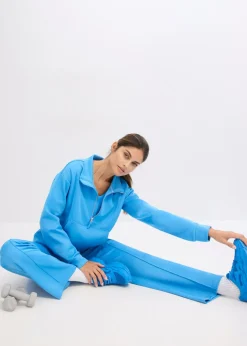 bonprix bonprix Chaqueta deportiva con cuello alto azul brillante Outlet