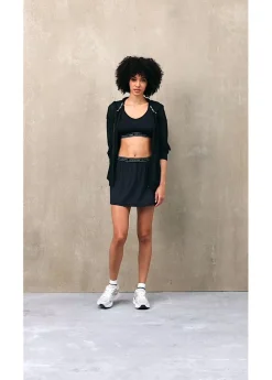 bonprix bonprix Chaqueta deportiva transparente de malla con corte holgado Negro
