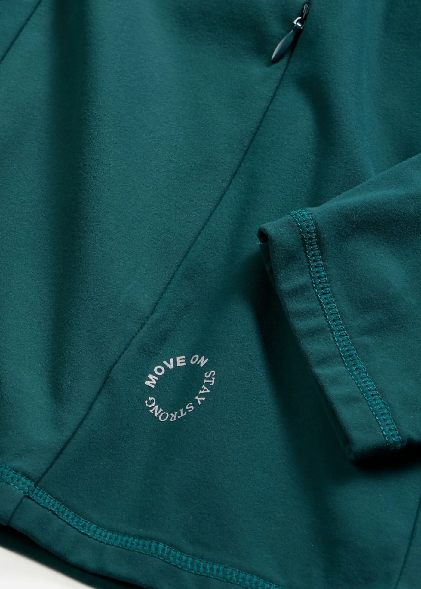 bonprix bonprix Chaqueta deportiva térmica con media cremallera y material de secado rápido Verde petróleo Sale