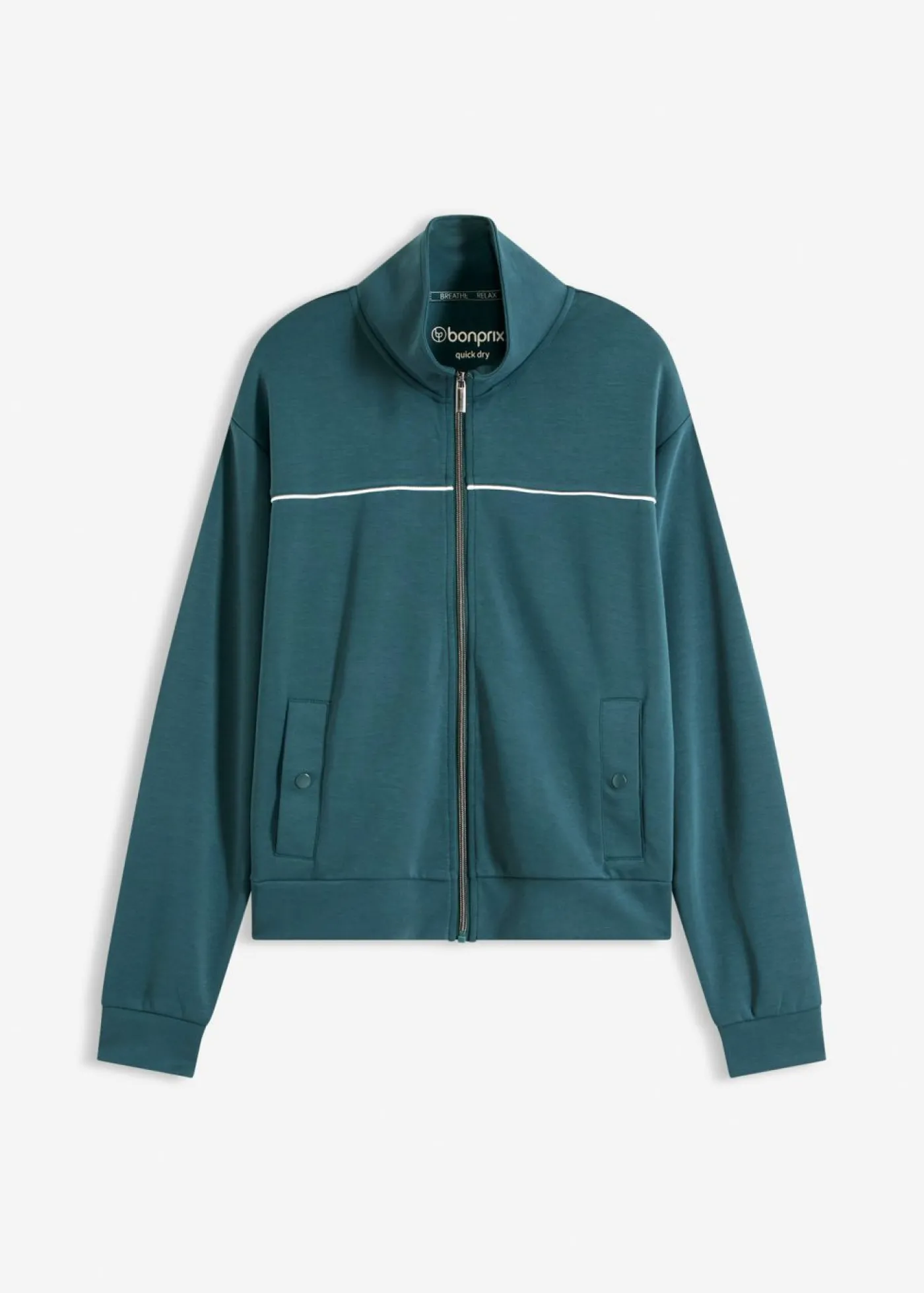 bonprix bonprix Chaqueta deportiva ultrasuave con modal Verde petróleo Best