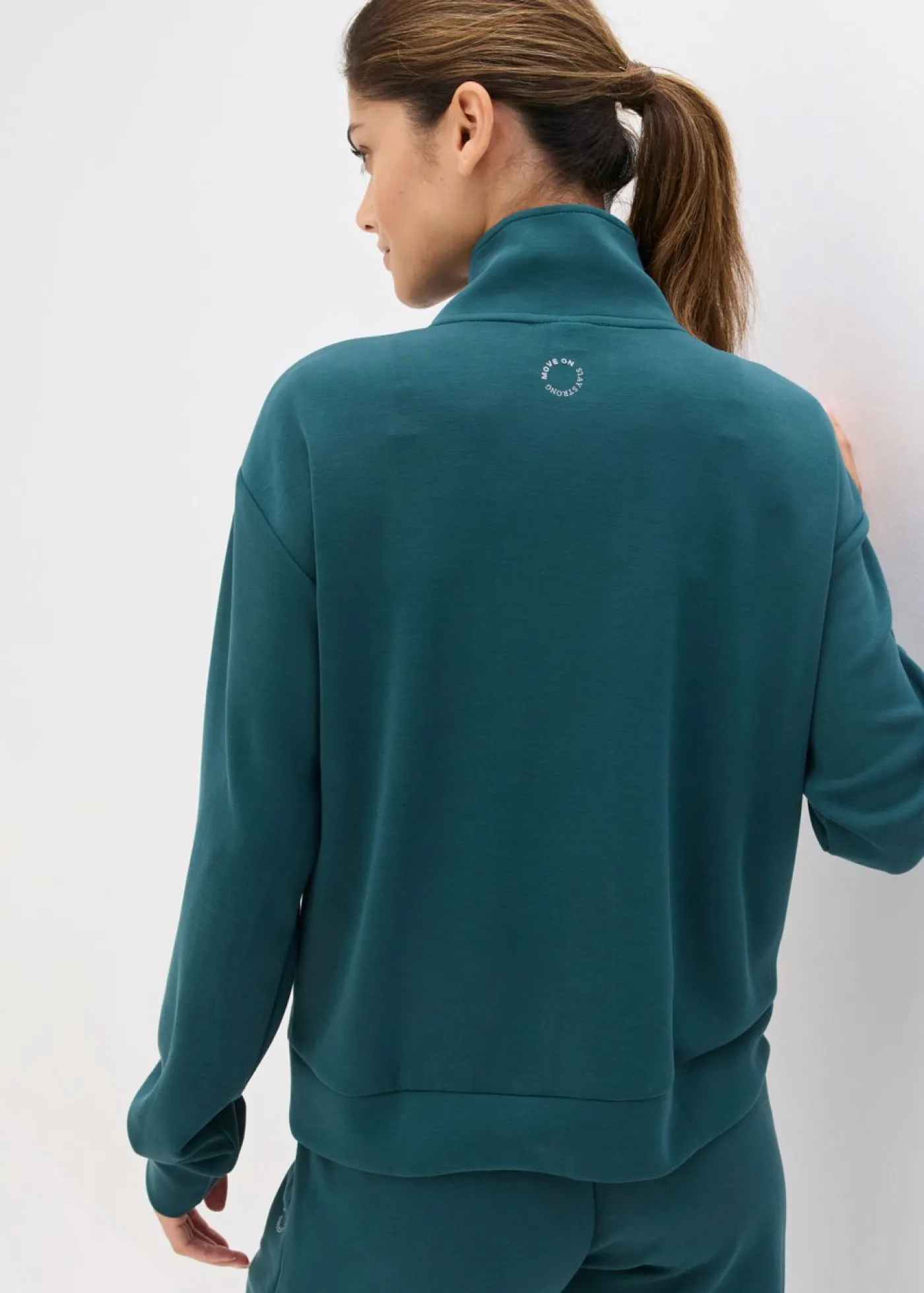 bonprix bonprix Chaqueta deportiva ultrasuave con modal Verde petróleo Best
