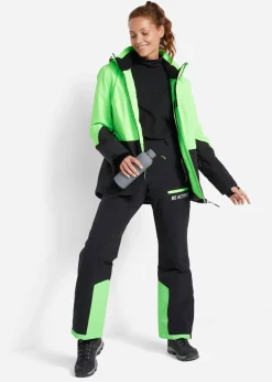 bonprix bonprix Chaqueta funcional Verde neón-negro Online