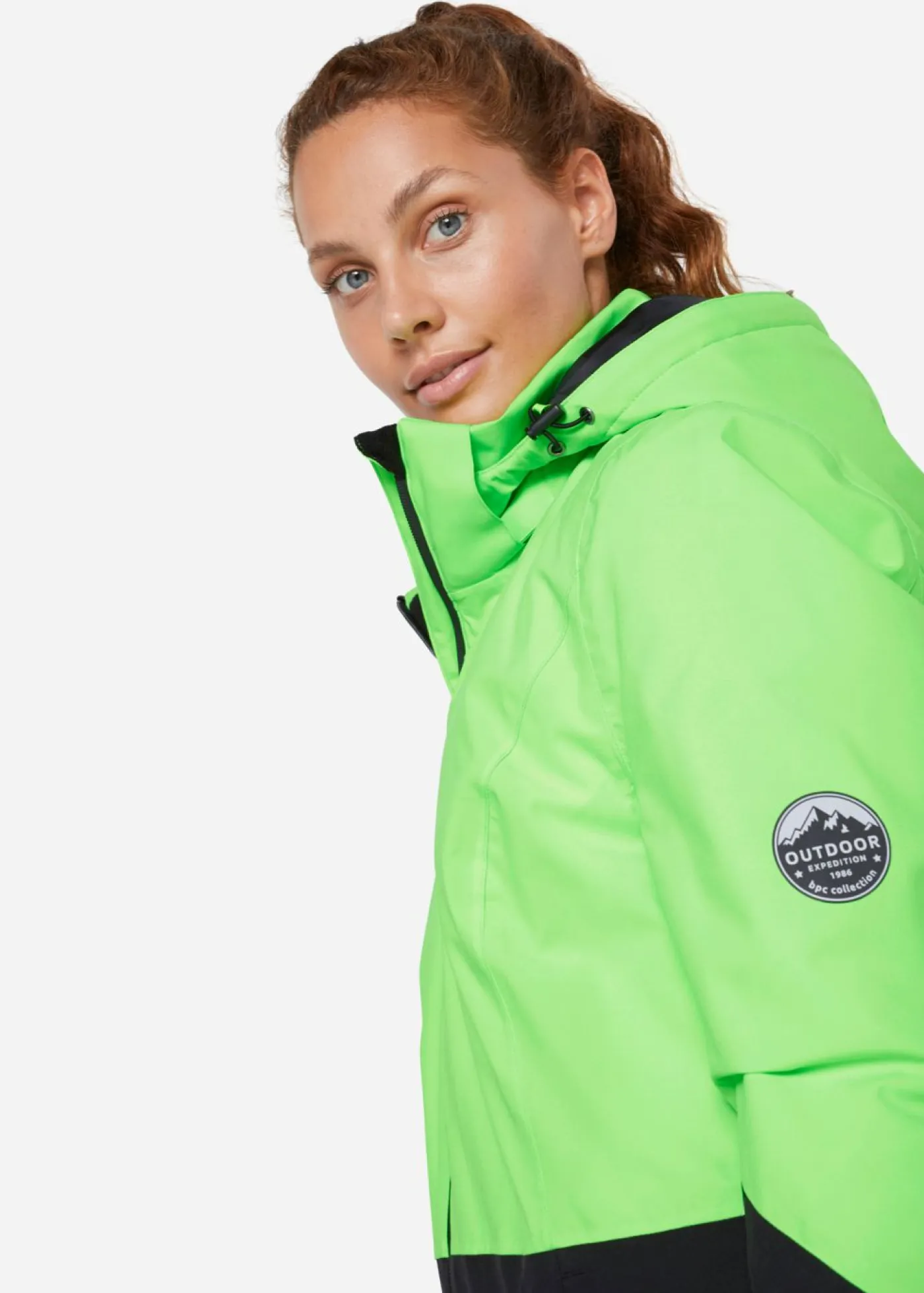 bonprix bonprix Chaqueta funcional Verde neón-negro Online