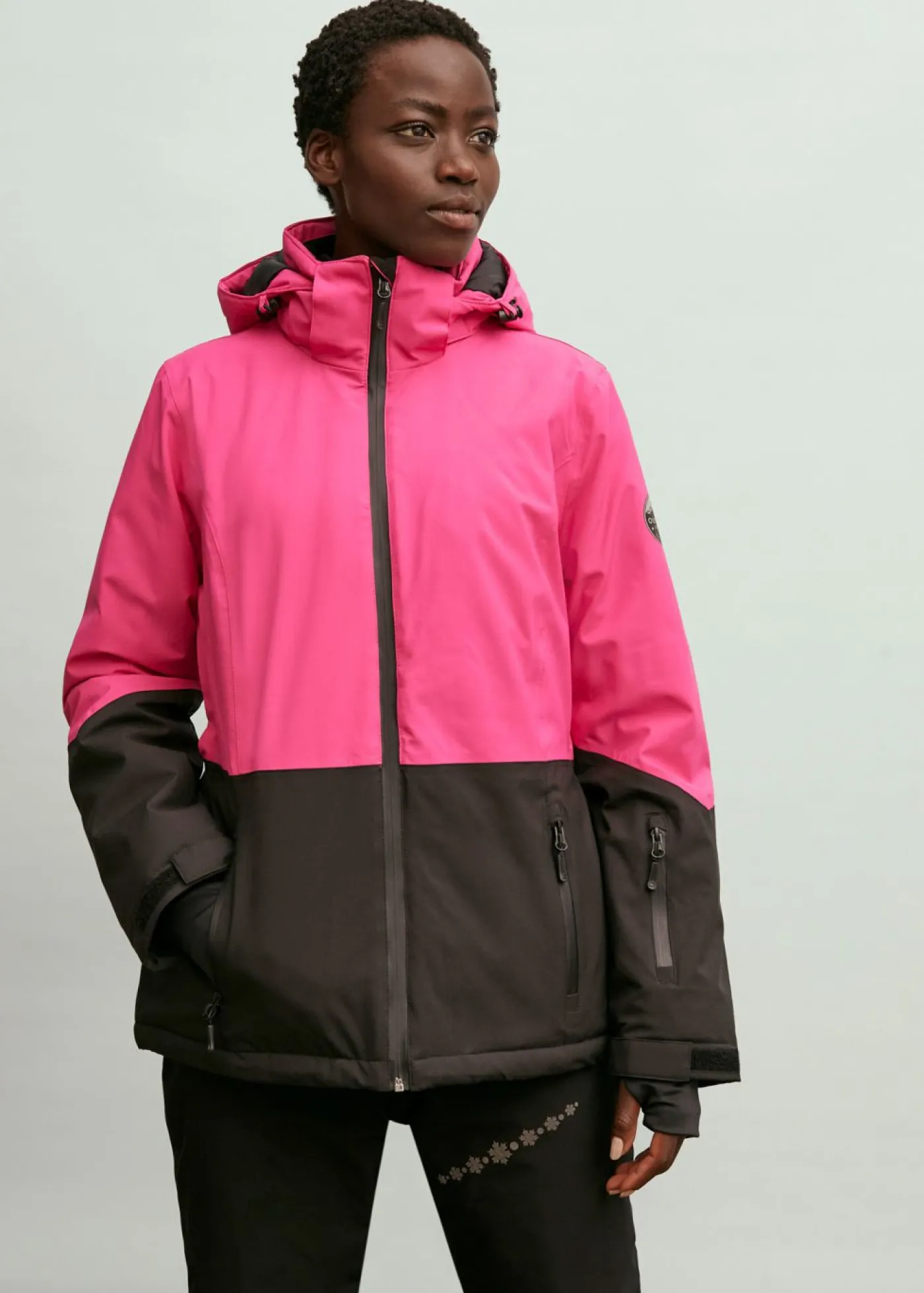 bonprix bonprix Chaqueta funcional Magnolia-negro Clearance