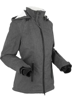 bonprix bonprix Chaqueta funcional con forro polar pizarra moteado Hot