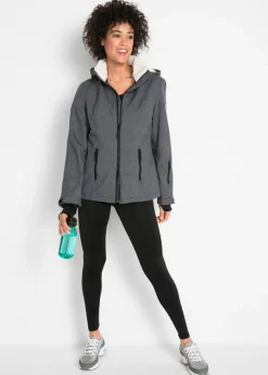 bonprix bonprix Chaqueta funcional con forro polar pizarra moteado Hot