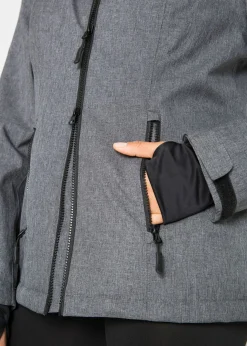 bonprix bonprix Chaqueta funcional con forro polar pizarra moteado Hot