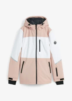 bonprix bonprix Chaqueta funcional de esquí de material impermeable Rosa vintage New