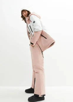 bonprix bonprix Chaqueta funcional de esquí de material impermeable Rosa vintage New