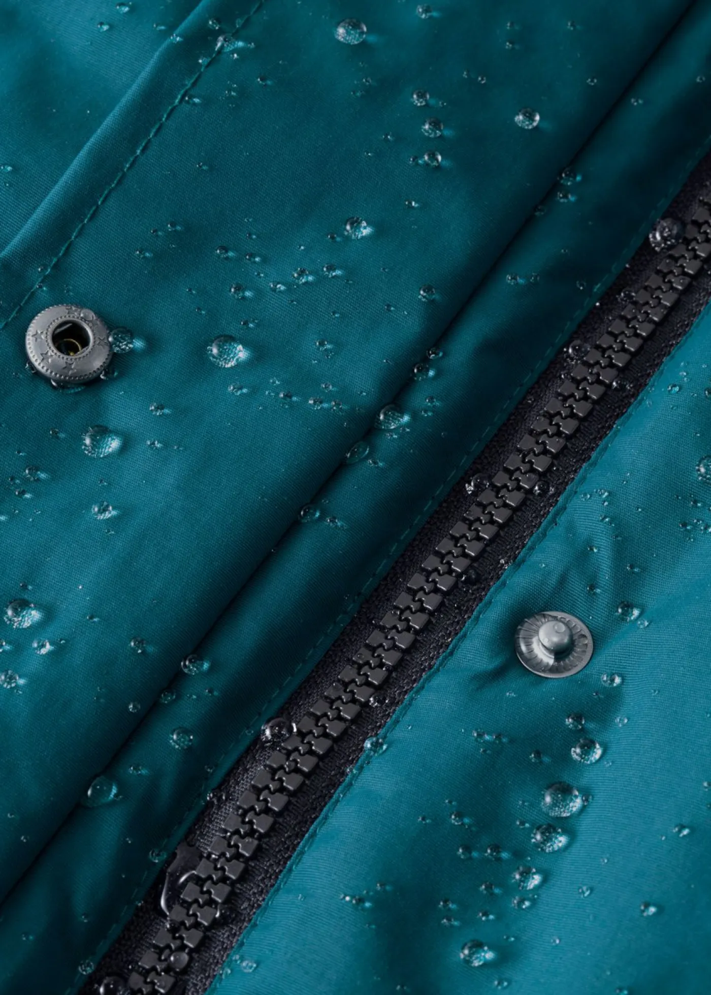 bonprix bonprix Chaqueta funcional de trekking con capucha, diseño largo y tejido impermeable Verde azulado Online