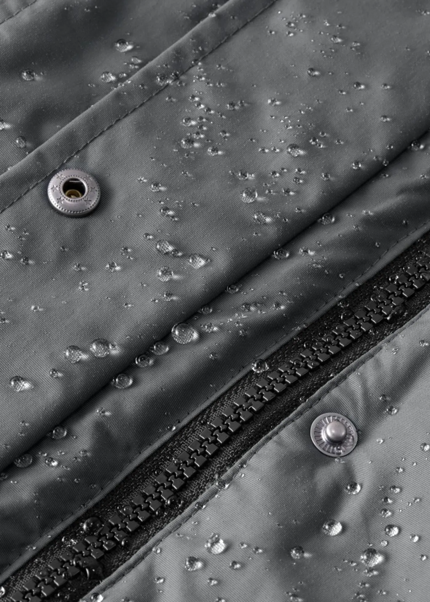 bonprix bonprix Chaqueta funcional de trekking con capucha, diseño largo y tejido impermeable pizarra