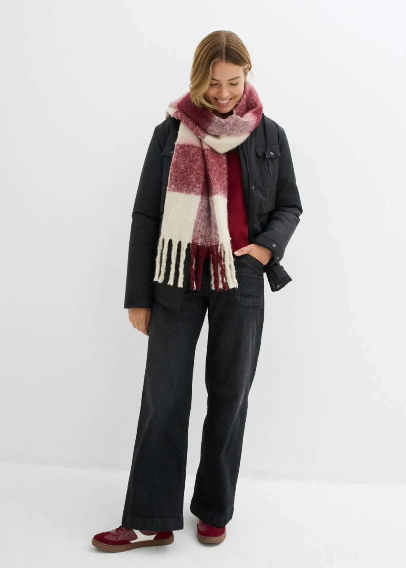 bonprix bonprix Chaqueta funcional impermeable Negro New