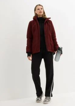 bonprix bonprix Chaqueta funcional, impermeable, efecto 2 en 1 rojo castaño Discount