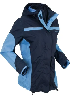 bonprix bonprix Chaqueta funcional impermeable azul marino/azul provenzal