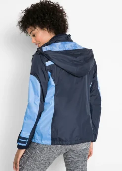 bonprix bonprix Chaqueta funcional impermeable azul marino/azul provenzal
