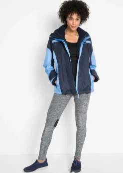 bonprix bonprix Chaqueta funcional impermeable azul marino/azul provenzal