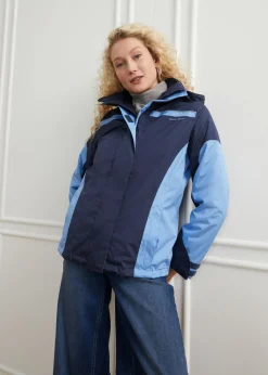 bonprix bonprix Chaqueta funcional impermeable azul marino/azul provenzal