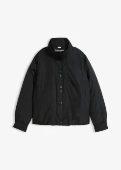 bonprix bonprix Chaqueta funcional impermeable con aspecto 2 en 1 Negro Outlet