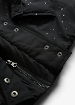 bonprix bonprix Chaqueta funcional impermeable con aspecto 2 en 1 Negro Outlet