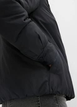 bonprix bonprix Chaqueta funcional impermeable con aspecto 2 en 1 Negro Outlet