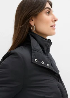 bonprix bonprix Chaqueta funcional impermeable con aspecto 2 en 1 Negro Outlet
