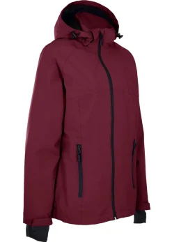 bonprix bonprix Chaqueta funcional impermeable con detalles reflectantes rojo avellana Outlet