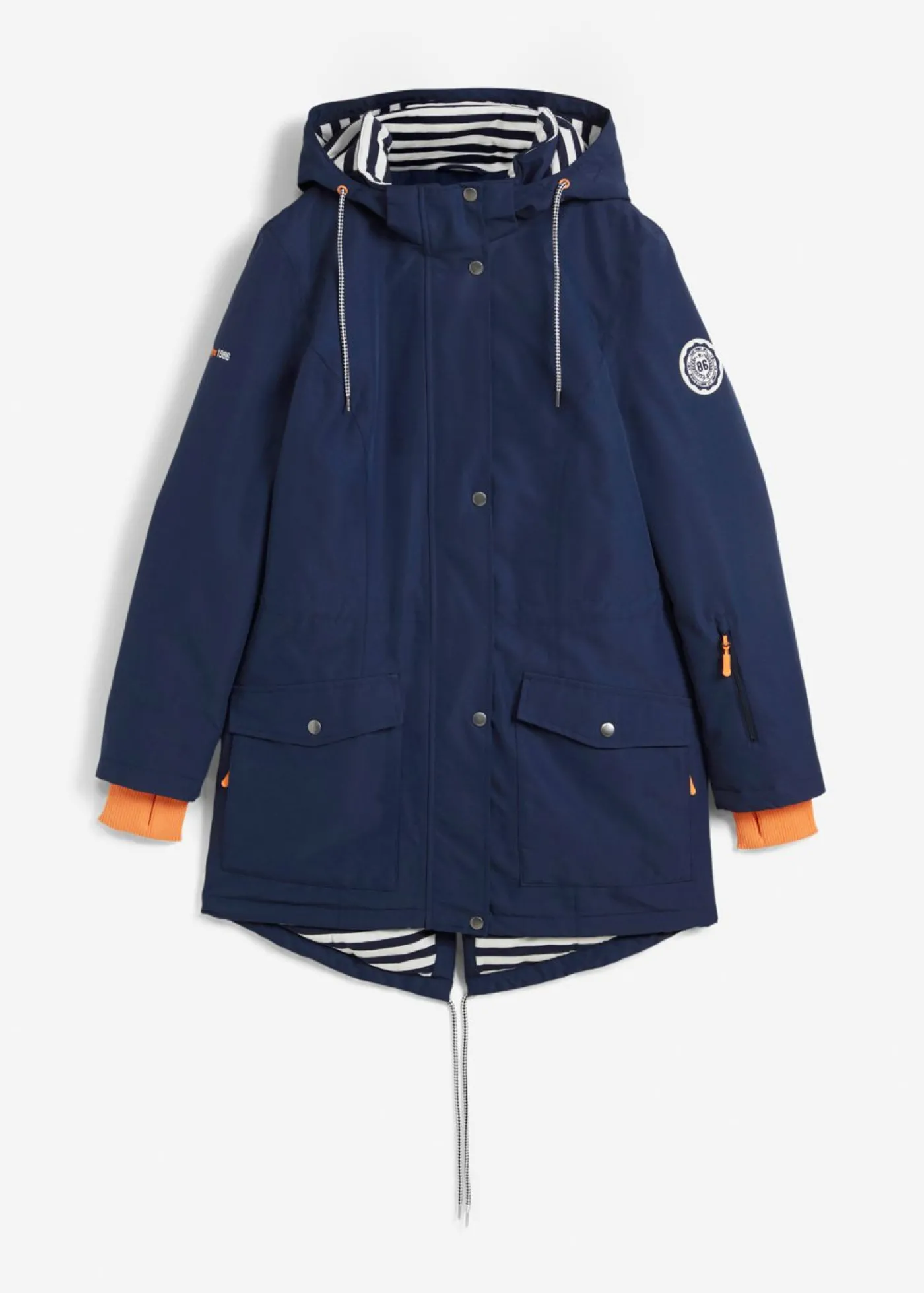 bonprix bonprix Chaqueta funcional impermeable de entretiempo Azul marino Discount